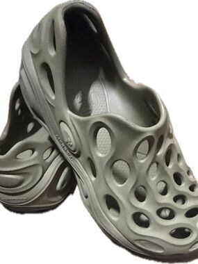 Merrell Slip-On Clog with Perforated Design - Olive Green